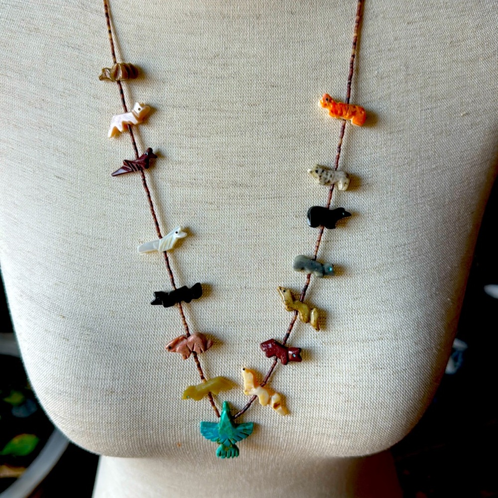 Vintage Navajo Fetish neckkace